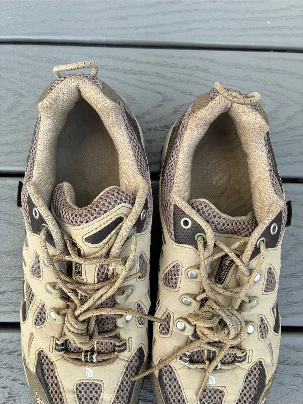The North Face Women's Single Track II Hiking Shoes Beige/Tan Size 11